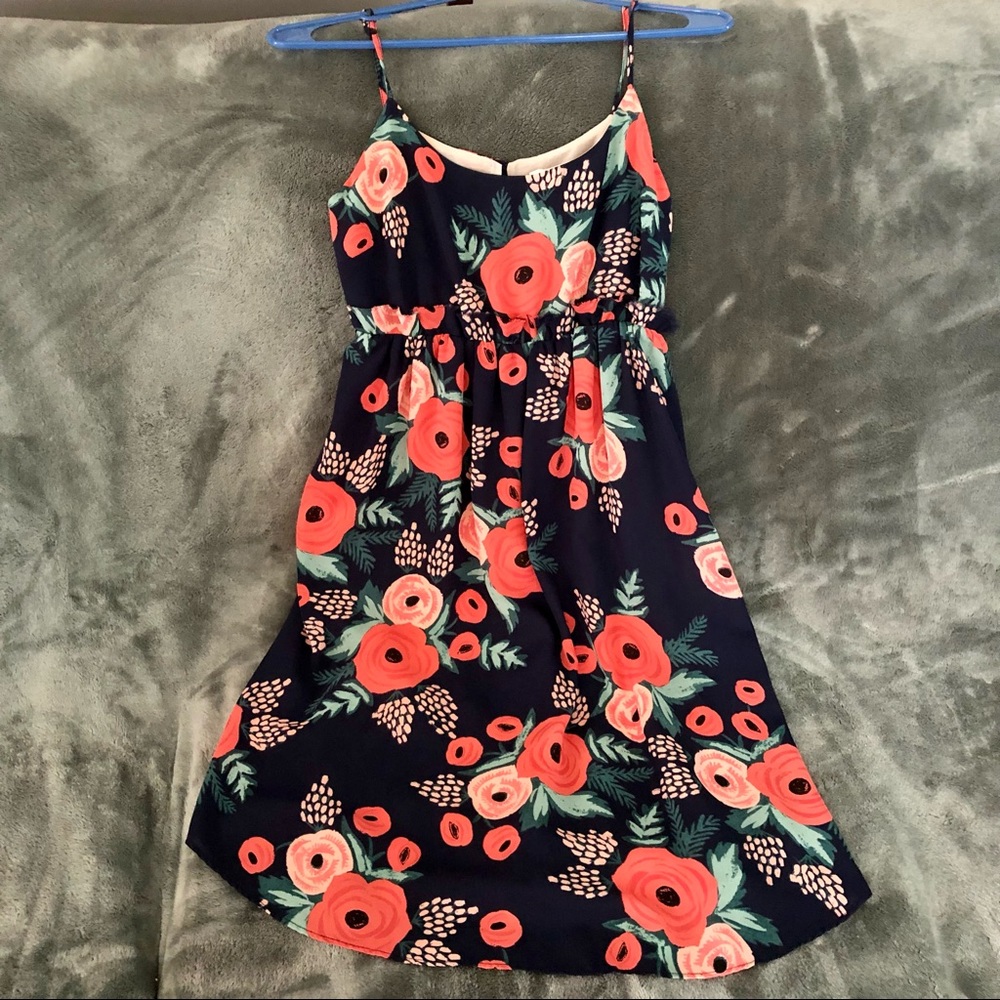 Anthropologie Paper Crown + Rifle Paper Co Dress